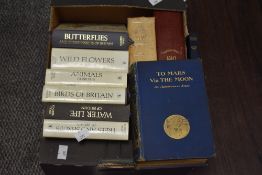 A selection of books, to include Readers Digest publications on Birds of Britain, Wildflowers of