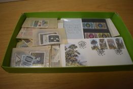 A selection of loose stamps first day covers of foreign interest.
