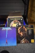 A selection of 120 LP records of mixed genres, artists including Glenn Miller, Scott Joplin, and