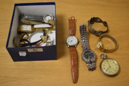 An assortment of wristwatches including Sekonda, Ingersoll, Seiko, Summit and Accurist, sold along