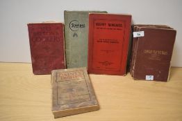 A selection of vintage cookery and recipe books, to comprise Cookery For the Times, parts 1 to 6, an