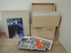 WORLD AND GB COLLECTIONS WITH PRESENTATION PACKS IN RM WOODEN BOXES GOOD £300+ FACE Good sized tub