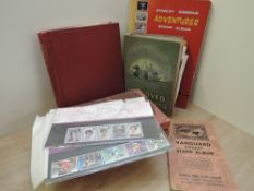 WORLD STAMP COLLECTIONS IN BOX, INCLUDING ALBUMS, PACKETS etc. ALL ERAS SEEN Box with old box with