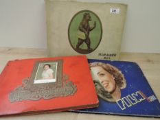 DANMARKS FILM SERIES CARDS VOLUMES 1 & 2 COMPLETE IN ALBUMS + JOSETTI FILM COMPLETE 3 Printed albums