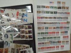 USA - ALL ERAS STAMP COLLECTION FILLING 64 PAGE STOCKBOOK CHIEFLY USED 64 page stockbook, approx 3/4