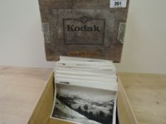 SANKEY POSTCARDS, ORIGINAL KODAK BOX STAMPED SANKEY WITH APPROX 200 SANKEY CARDS OF CUMBRIA From the