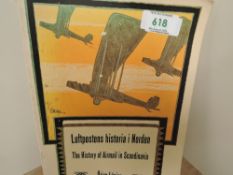 BOOK; LUFTPOSTENS HISTORIA I NORDEN, HISTORY OF AIRMAIL IN SCANDINAVIA, LUNING O Softback book in