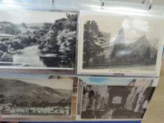 SEDBERGH & DENT - COLLECTION OF APX 50 POSTCARDS IN ALBUM, ALL ERAS Binder with apx 50 postcards