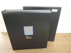 IRELAND 1990-99 IN DAVO ALBUM + CASE, WITH LARGELY COMPLETE MNH COLLECTION Fine Davo album with