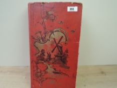 POSTCARD ALBUM WITH APX 200 CARDS, EDWARDIAN ERA ONWARDS, UK & OVERSEAS + FEW LOOSE Postcard album
