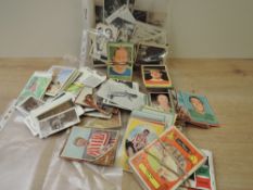 A & BC CHIEFLY COLLECTION OF TRADE CARDS INCLUDING FOOTBALL, MONKEES, MAN FROM UNCLE Various clear