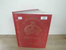SG KING GEORGE VI STAMP ALBUM WITH LARGE MOSTLY MINT COLLECTION FROM COMMONWEALTH 4th Edition SG