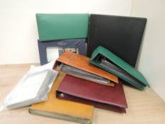 GB, BOX WITH VARIOUS COLLECTIONS, INCLUDING PRES PACKS, COVERS Various albums with ranges of covers,