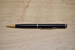 A Mabie Todd & Co Fyne Poynt propelling pencil in black