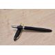 A Sheaffer Statesman snorkel fill fountain pen in black with broad band to white spot cap having - Image 1 of 3