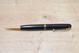 A Mabie Todd & Co Fyne Point propelling pencil in black