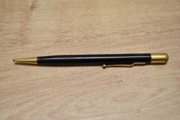 A Mabie Todd & Co Fyne Point propelling pencil in black