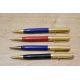Four Mabie Todd & Co Fyne Poynt propelling pencils with cold tops, two blue, one black and one red - Image 1 of 2