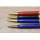 Four Mabie Todd & Co Fyne Poynt propelling pencils with cold tops, two blue, one black and one red - Image 2 of 2