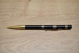 A Mabie Todd & Co Fyne Poynt propelling pencil in black