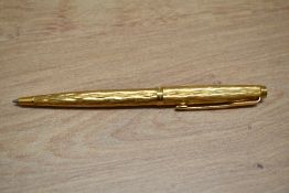 A Parker 75 Ecorce gold fill ballpoint pen