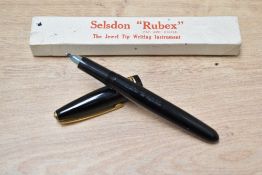 A boxed Selsdon Rubix jewel tipped writing instrument
