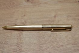 A Parker 61 propelling pencil in gold fill