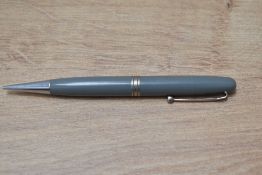 A Mabie Todd & Co Fyne Poynt propelling pencil in grey.