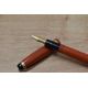 A rare Montblanc 214 button fill fountain pen and propelling pencil in coral red made in Denmark - Image 2 of 3