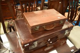 Two vintage travel cases