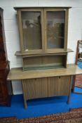 A modern Ercol sideboard/display cabinet, Silver mist design, width approx. 150cm