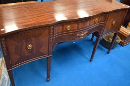 A reproduction Regency sideboard, width approx 182cm