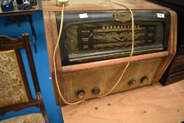 A vintage Regentone wireless radio , sold as decorative
