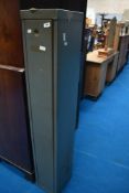 A metal gun cabinet