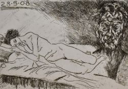 *Local Interest - After Tom Dearden (1942-2020, British), print, An interesting life study