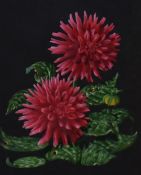 William F. Goulding (20th Century), oil painting, Dahlia Flowers, signed to the lower left,