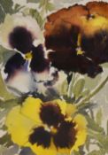 Mollie Whitworth (20th Century), watercolours, Two botanical studies - Fruiting branches and