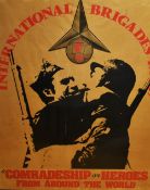 20th Century, A poster print for the Spanish Civil War and the International Brigades 1936-39,