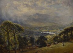 *Local Interest - Joseph Yelverton Dawbarn (1856-1942, British), oil on canvas (relined), A pastoral
