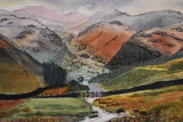 *Local Interest - David Cole (20th Century, British), watercolour, 'Cobblestone, Nateby, Kirkby