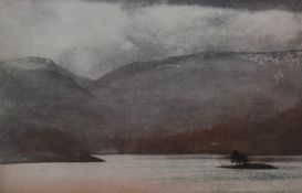 * Local Interest - Paul Rogers (20th Century, British), aquatints, Three illustrations of the Lake