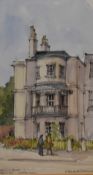 Elizabeth Chalmers (20th Century), watercolours, Two illustrations - 'Montpellier, Cheltenham'