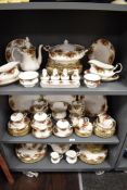 A quantity of Royal Albert 'Old Country Roses' patterned tableware, to include tea and coffee