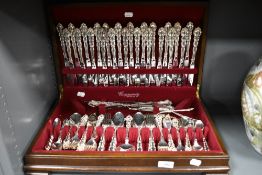 A 20th Century canteen of Oneida Community plate cutlery, in the Modern Baroque pattern