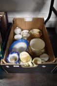 An assorted collection of ceramics, to include Royal Doulton 'Under The Greenwood Tree' design