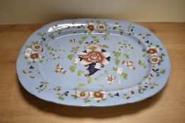 A Victorian William Ridgway and Co. 'Opaque Granite China' ashette, hand decorated throughout with