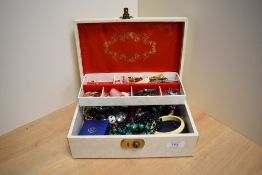 A selection of vintage costume jewellery, to include an oval micro mosaic brooch, strings of faux