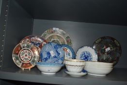 A 20th Century Chinese Famille Rose medallion plate, decorated in polychrome with floral sprays