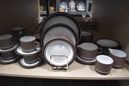 A Hornsea Pottery 'Contrast' part dinner/tea set comprising of forty pieces approximately.