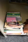 A selection of LMS and local railway magazines and books, including 'The Golden Years of British